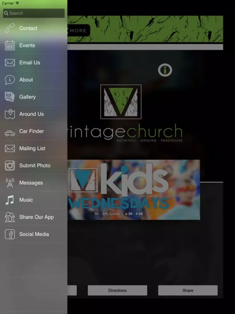 Vintage Church OK iPad  Screenshots