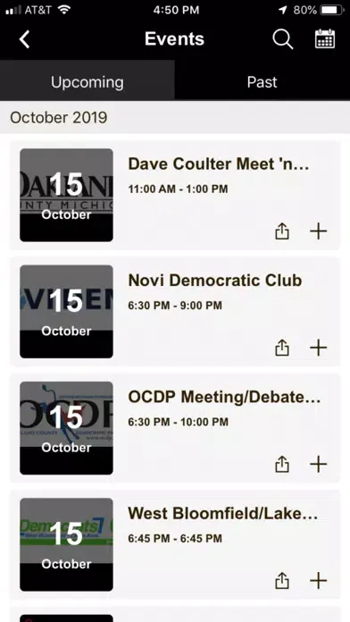 Captures d'écran de Oakland County Dems