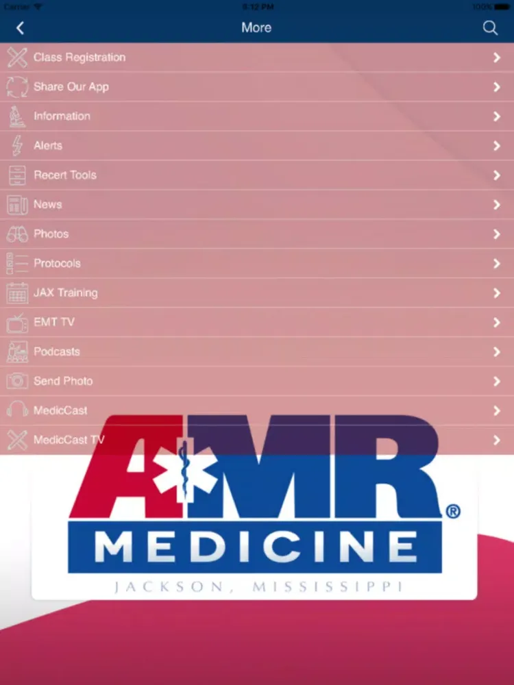 AMR Monroe, LA iPad  스크린샷