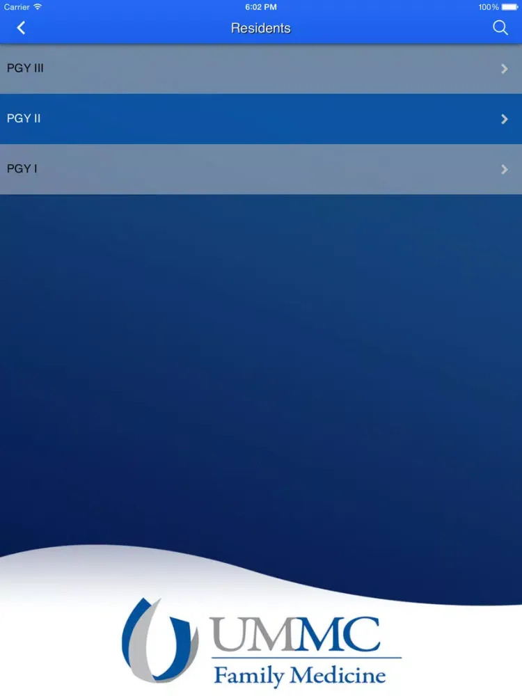 UMMC Family Medicine iPad  Screenshots