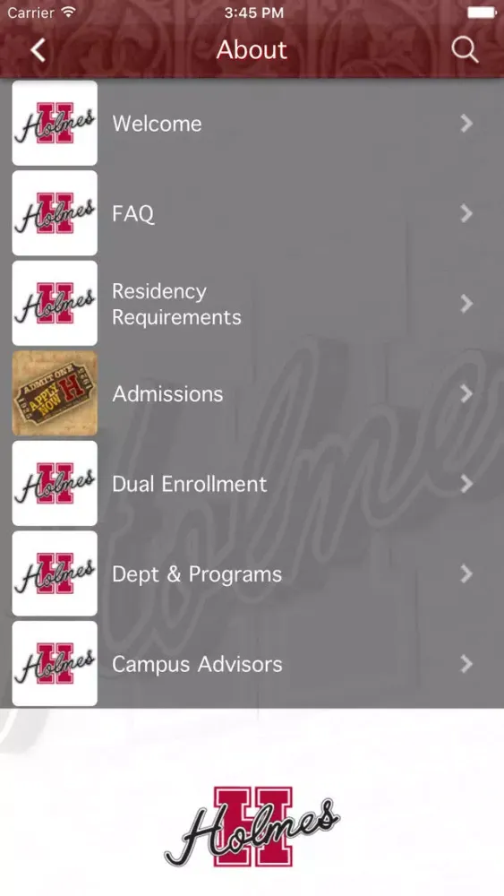 Screenshot di Holmes Community College - Your Path