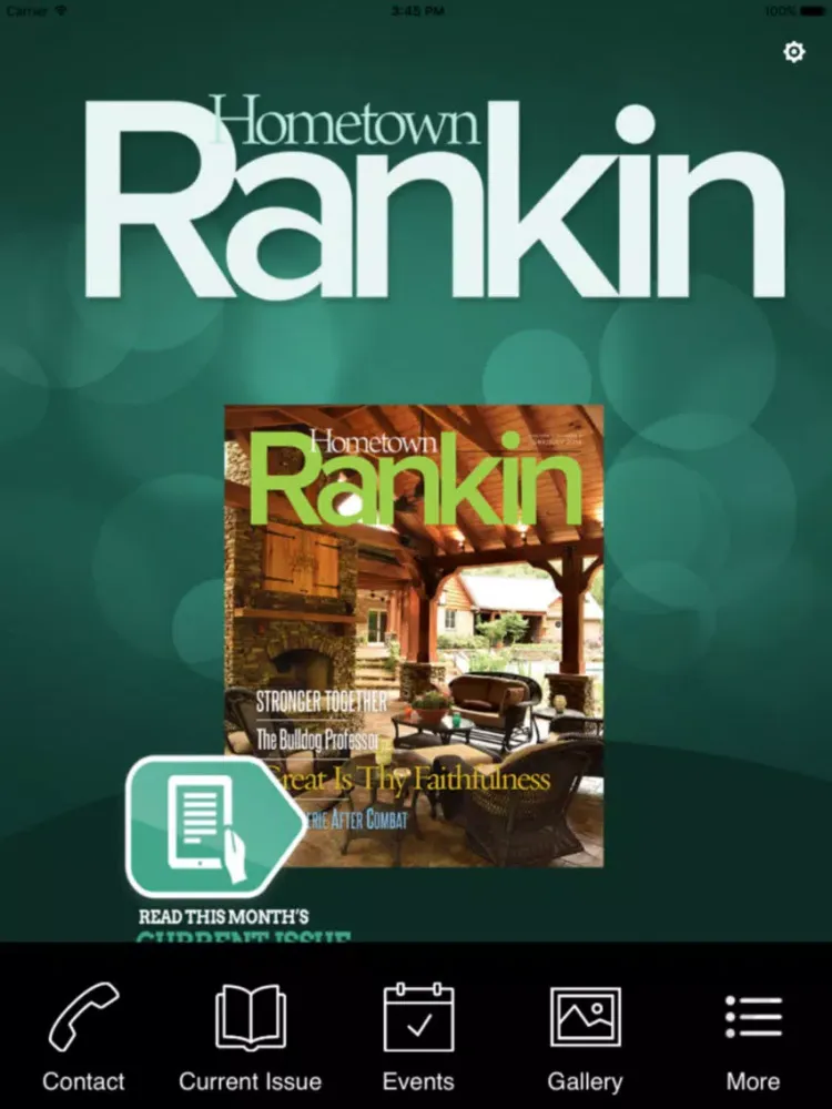 Hometown Rankin Magazine iPad  Screenshots