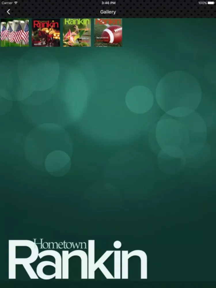 Hometown Rankin Magazine iPad  Screenshots