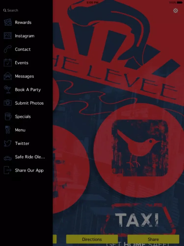 Capturas de pantalla de The Levee Oxford iPad 