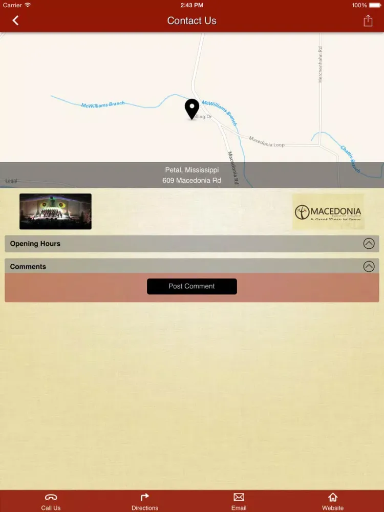 Macedonia Baptist iPad  Screenshots