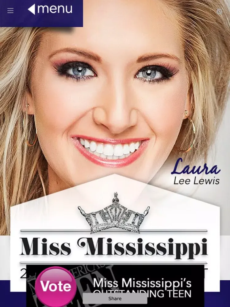 تصاویر Miss Mississippi and Miss MS Outstanding Teen iPad 
