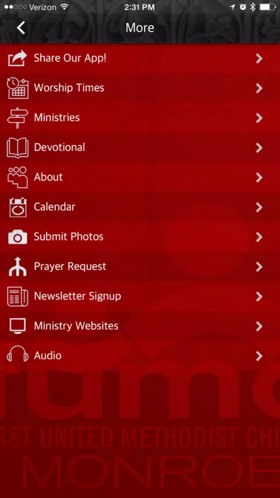 Capturas de pantalla de First United Methodist Church Monroe