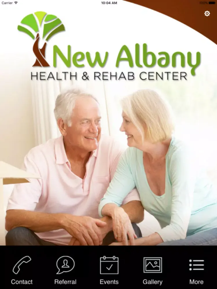 Ảnh chụp màn hình của New Albany Health and Rehab iPad 