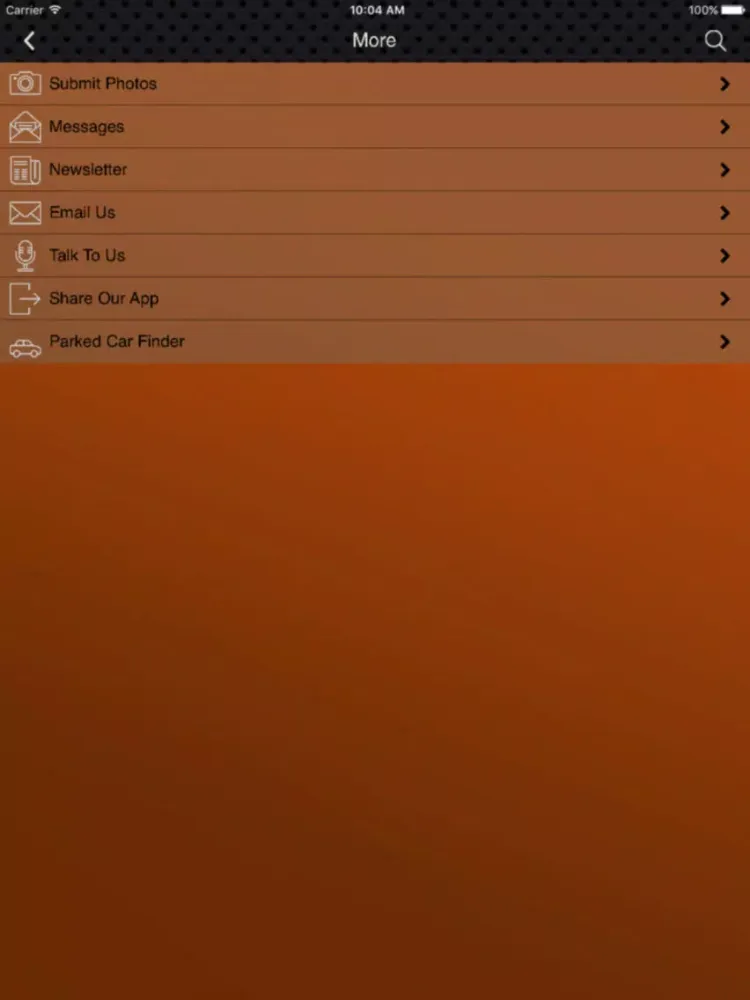 Ảnh chụp màn hình của New Albany Health and Rehab iPad 