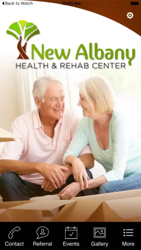 Ảnh chụp màn hình của New Albany Health and Rehab
