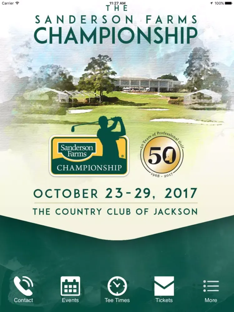 Capturas de tela do Sanderson Farms Championship iPad 