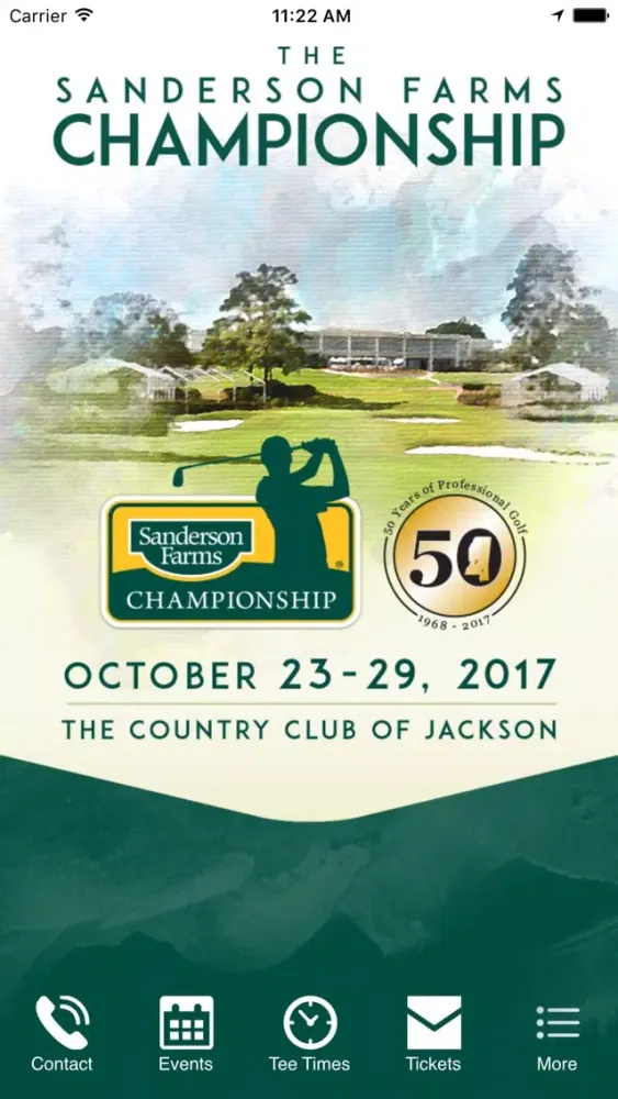 Capturas de tela do Sanderson Farms Championship