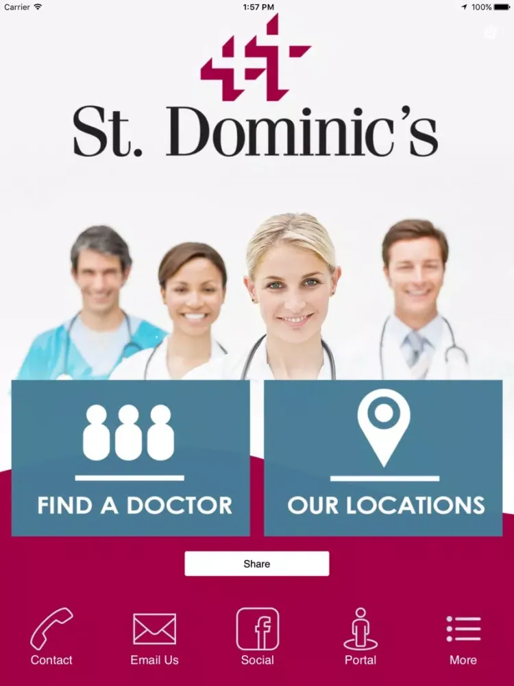 St. Dominic Hospital iPad  स्क्रीनशॉट