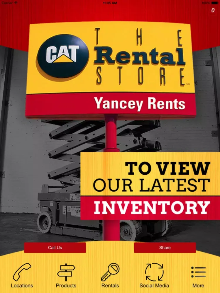 Yancey Rents iPad  Screenshots