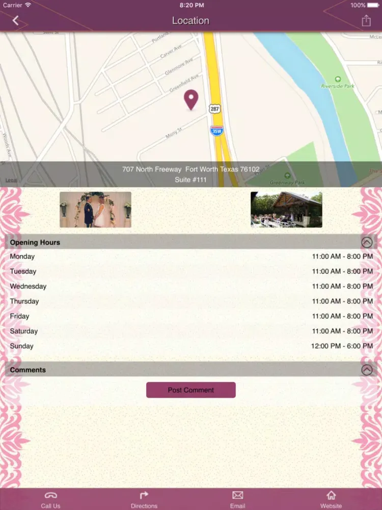 ภาพหน้าจอของ A One Stop Wedding Shop Ministry iPad 