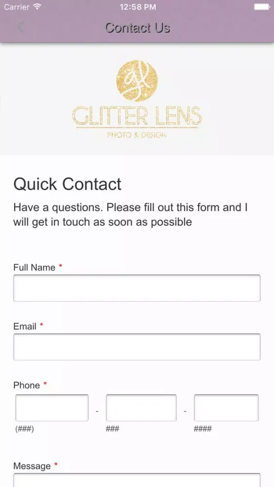 Скриншоты Glitter Lens