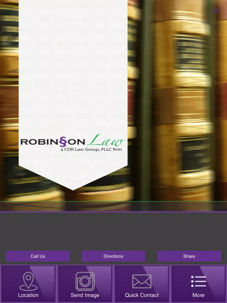 Robinson Law Group iPad  Screenshots