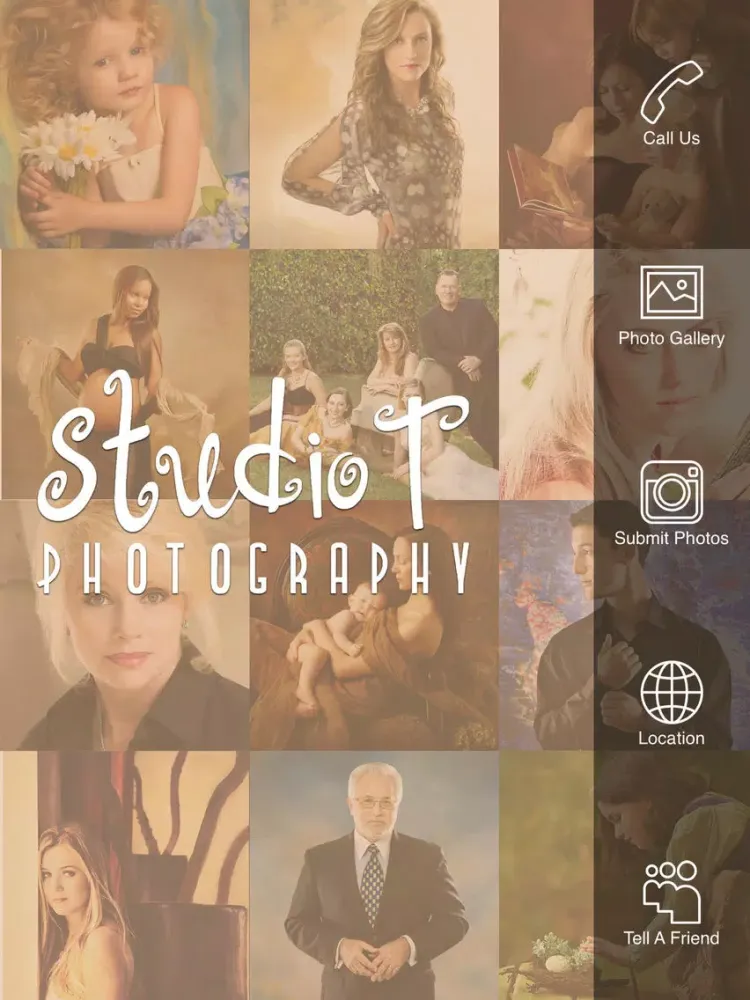 Studio T Photography iPad  Screenshots