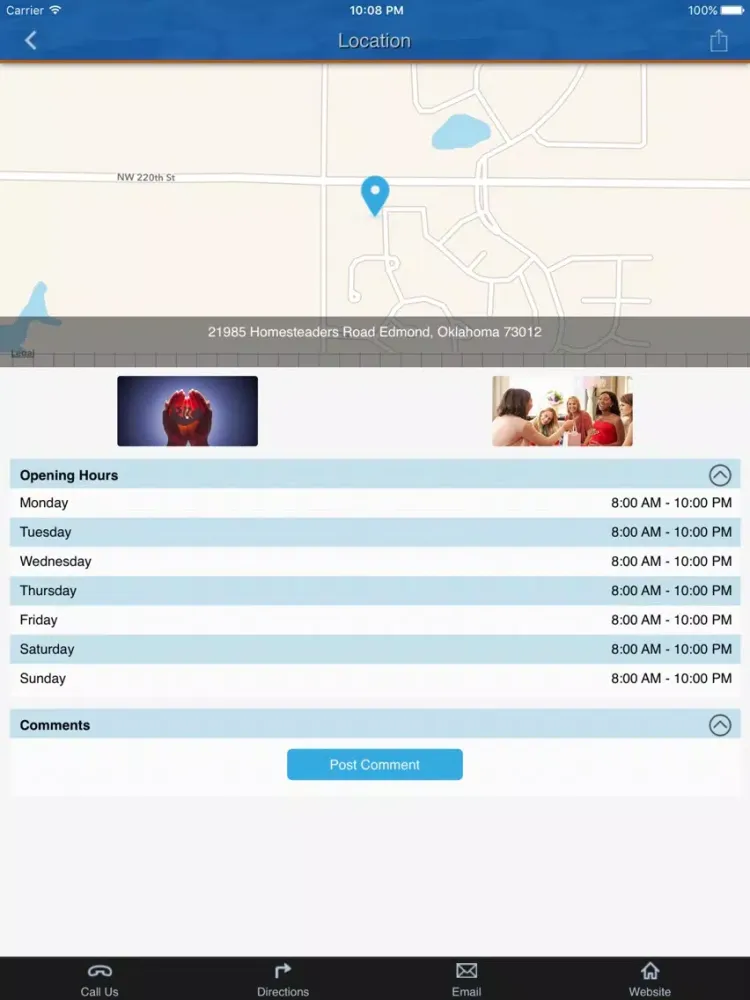 Capturas de tela do United States Sperm Donor Institute iPad 