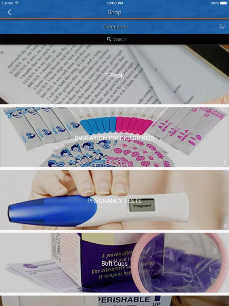 Capturas de tela do United States Sperm Donor Institute iPad 