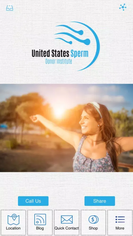 Capturas de tela do United States Sperm Donor Institute