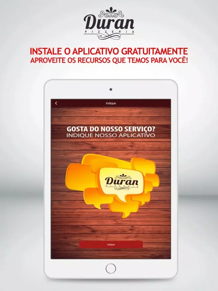 Duran Pizzeria iPad 应用截图