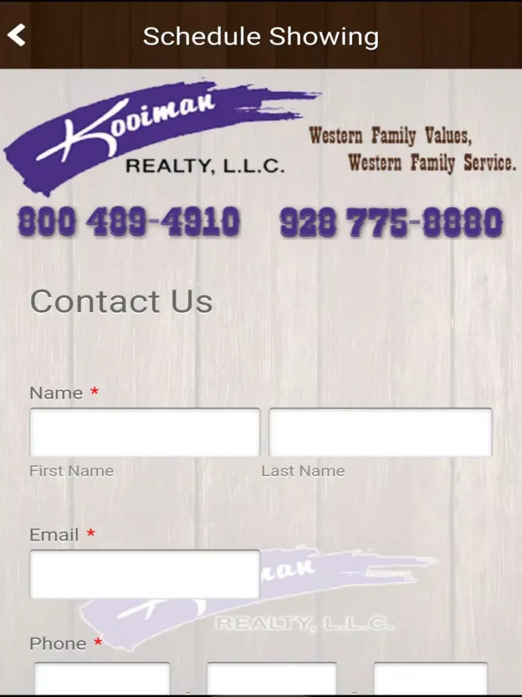 Zrzuty ekranu Kooiman Realty - Prescott Valley Homes for Sale, Real Estate, Land & Foreclosures iPad 