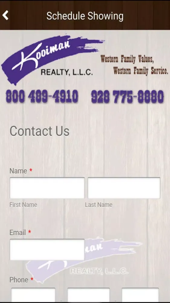 Zrzuty ekranu Kooiman Realty - Prescott Valley Homes for Sale, Real Estate, Land & Foreclosures