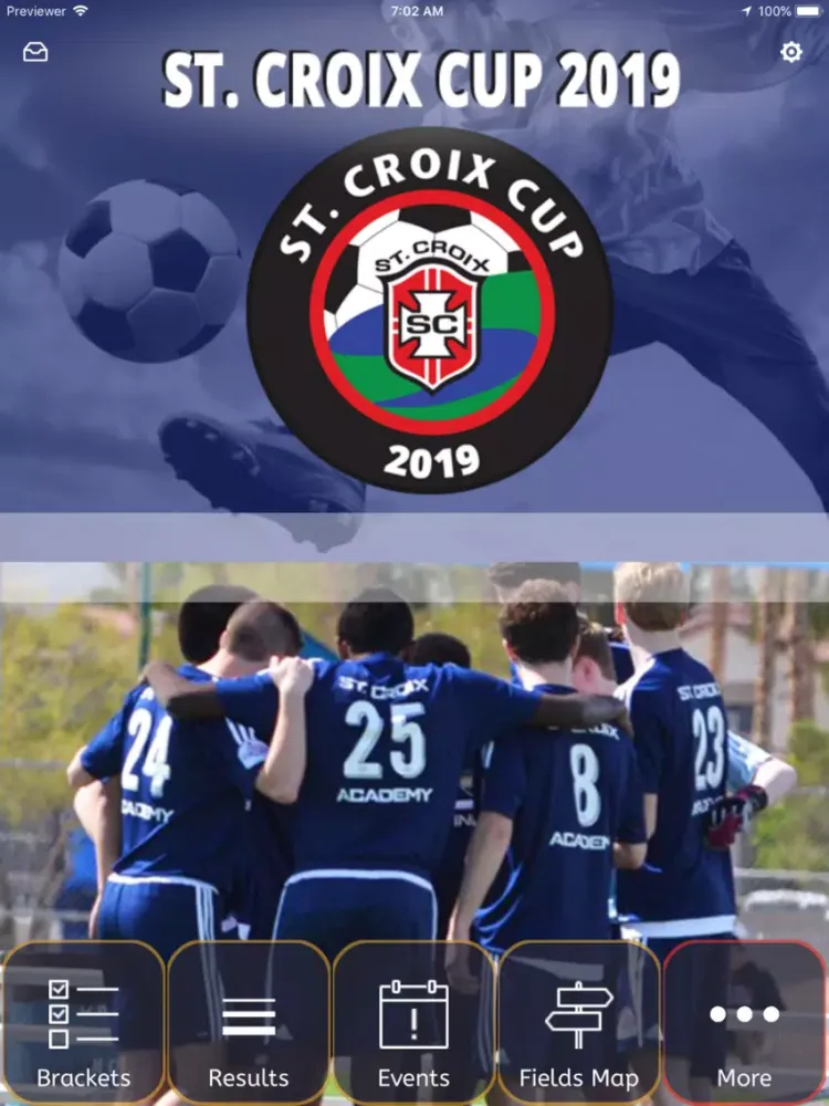 St Croix Soccer iPad  Screenshots