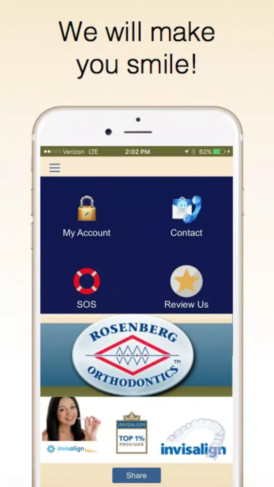 Capturas de pantalla de Rosenberg Orthodontics