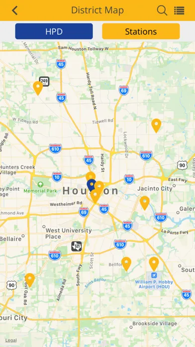 Capturas de pantalla de Houston Police Department