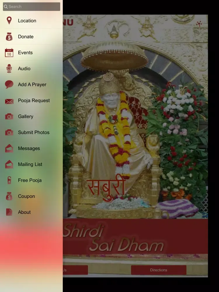 Shirdi Sai Dham iPad  سکرین شاٹس