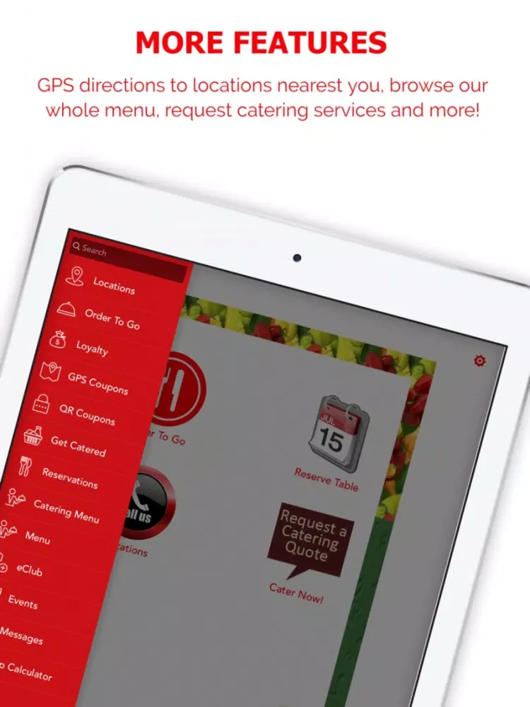 Скриншоты Guadalajara Restaurant Group iPad 