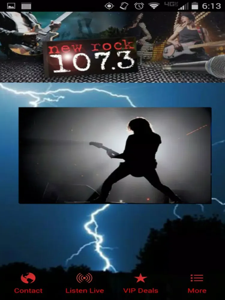 Capturas de tela do New Rock 107.3 iPad 