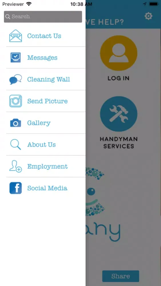 Скриншоты Cleany Mobile App