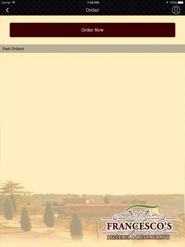Francesco's Pizzeria iPad  Screenshots
