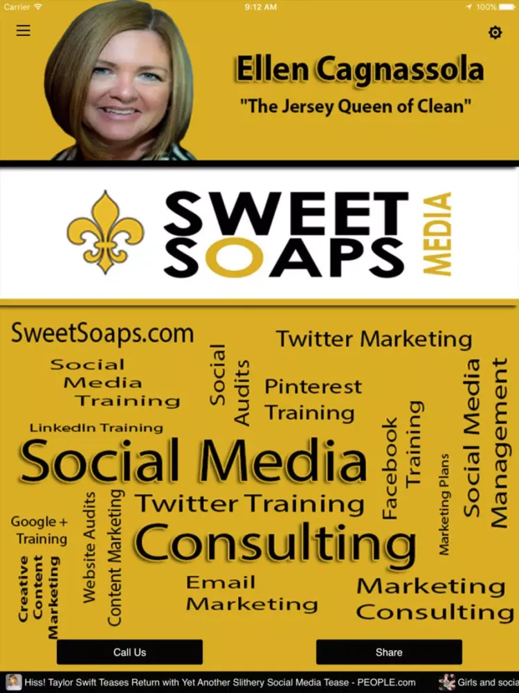 Capturas de tela do Sweet Soaps Media iPad 