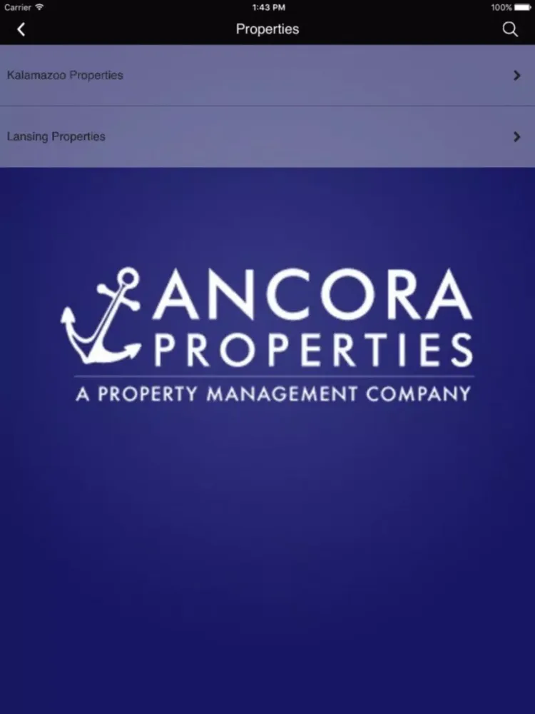 Ancora Properties iPad  স্ক্রিনশট