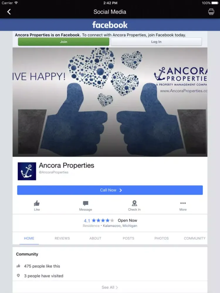 Ancora Properties iPad  স্ক্রিনশট