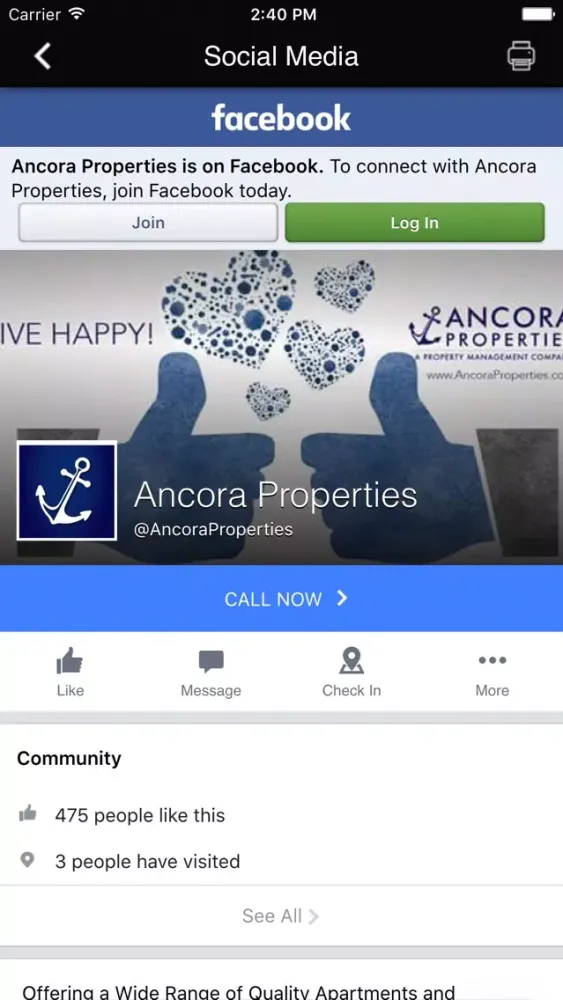 Ancora Properties স্ক্রিনশট