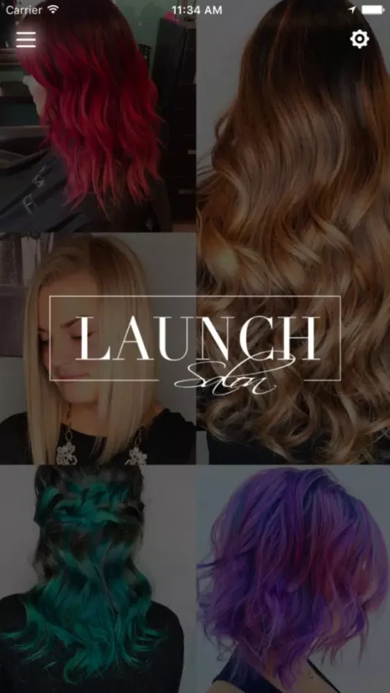 Ảnh chụp màn hình của Launch Salon