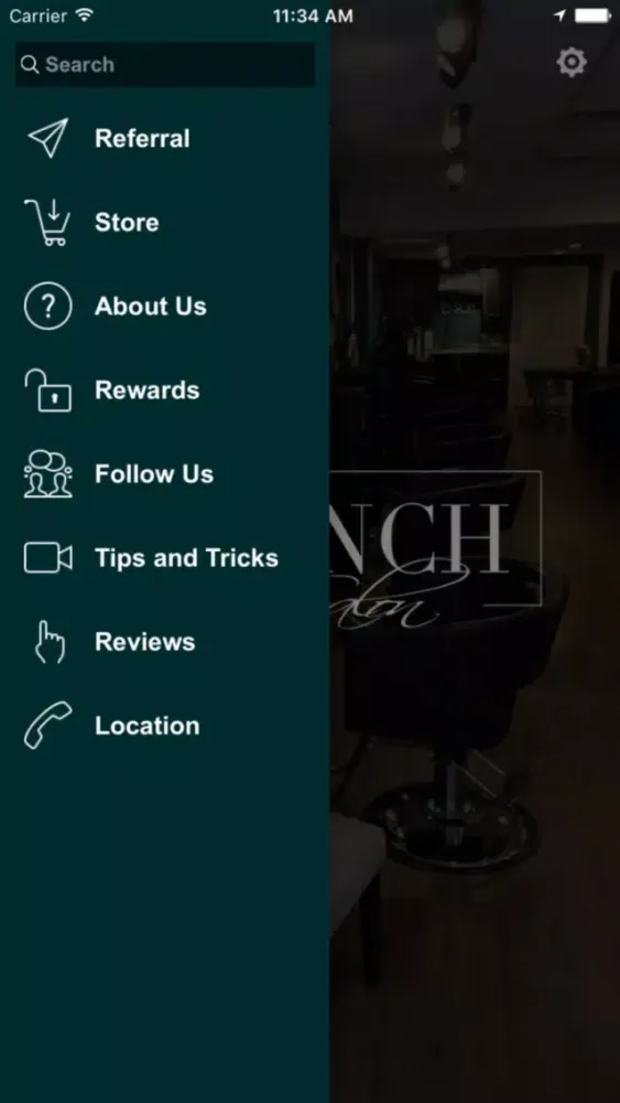 Ảnh chụp màn hình của Launch Salon