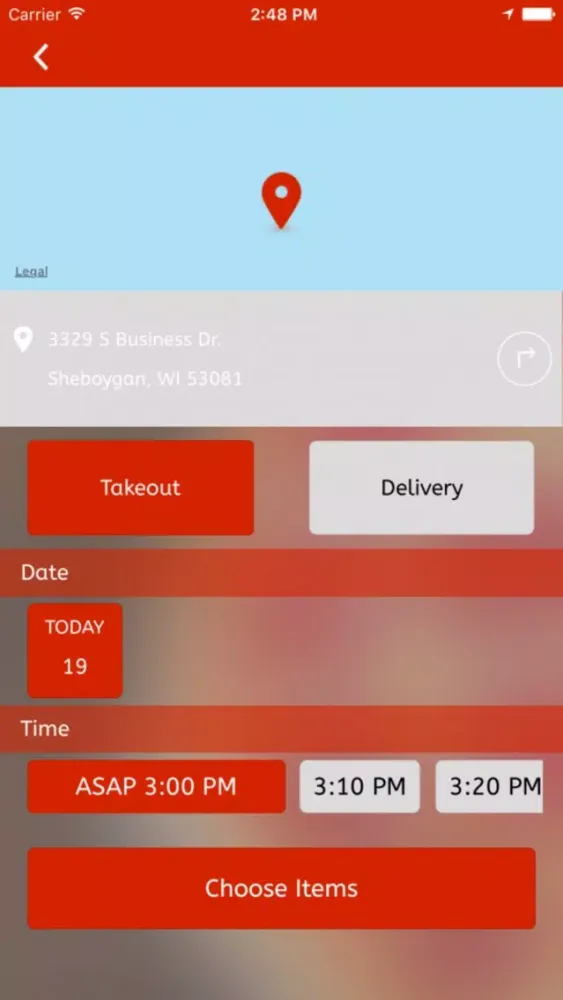 Sheboygan's Theo's Pizza Screenshots