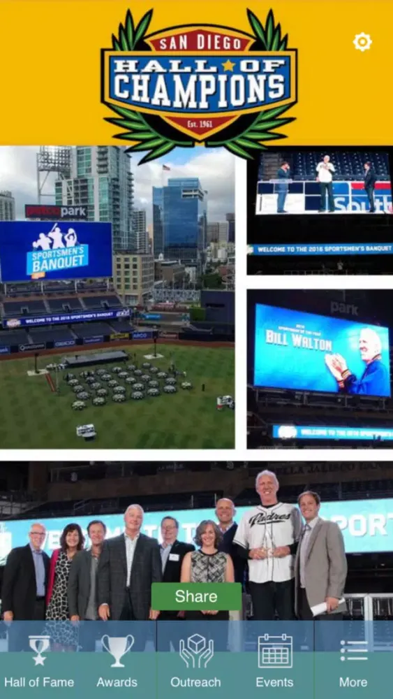 Ảnh chụp màn hình của San Diego Hall of Champions
