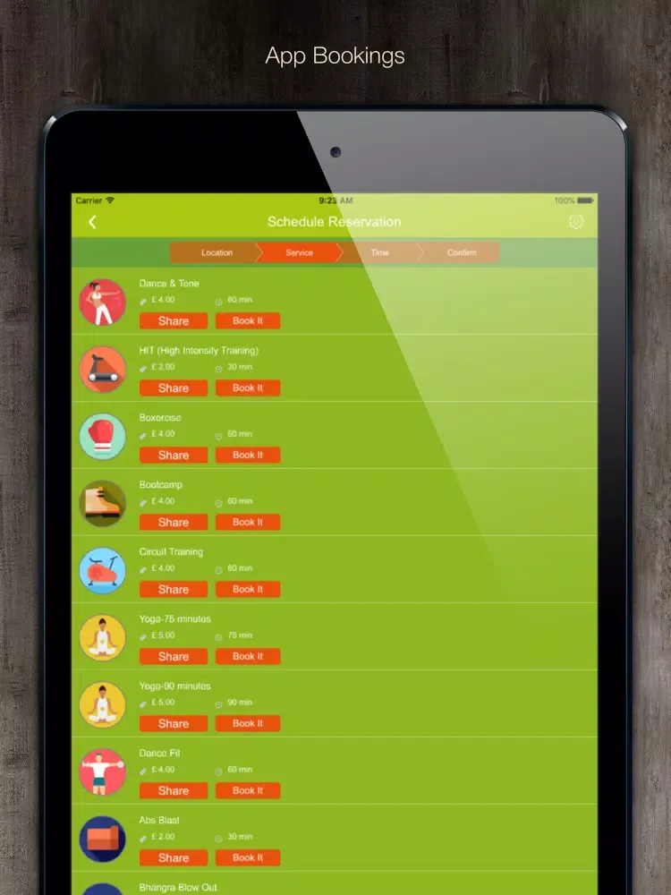 Zrzuty ekranu Peepul Enterprise iPad 