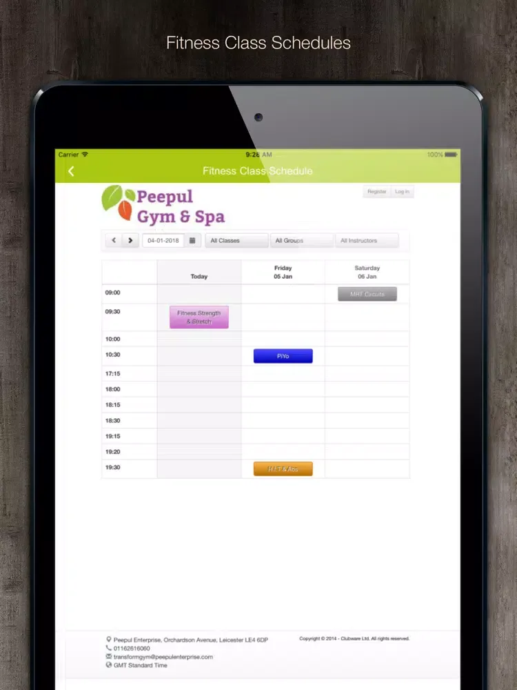 Zrzuty ekranu Peepul Enterprise iPad 