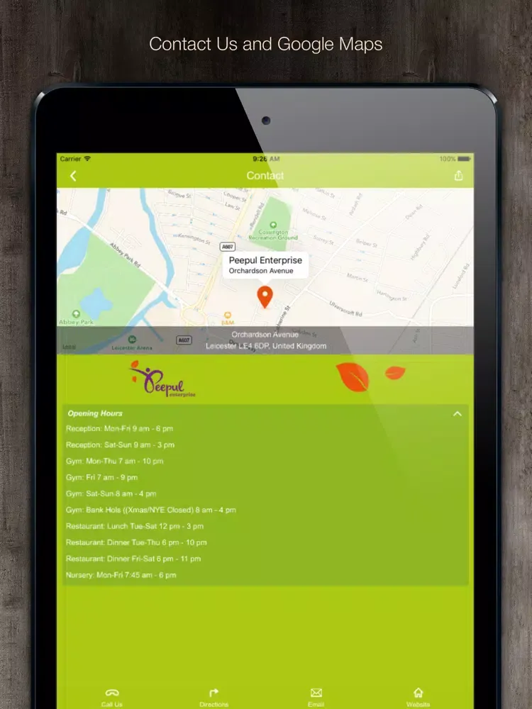 Zrzuty ekranu Peepul Enterprise iPad 