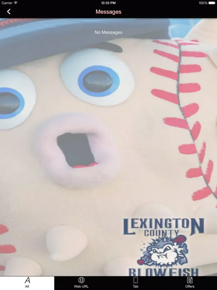 Blowfish Baseball Lexington SC iPad 应用截图