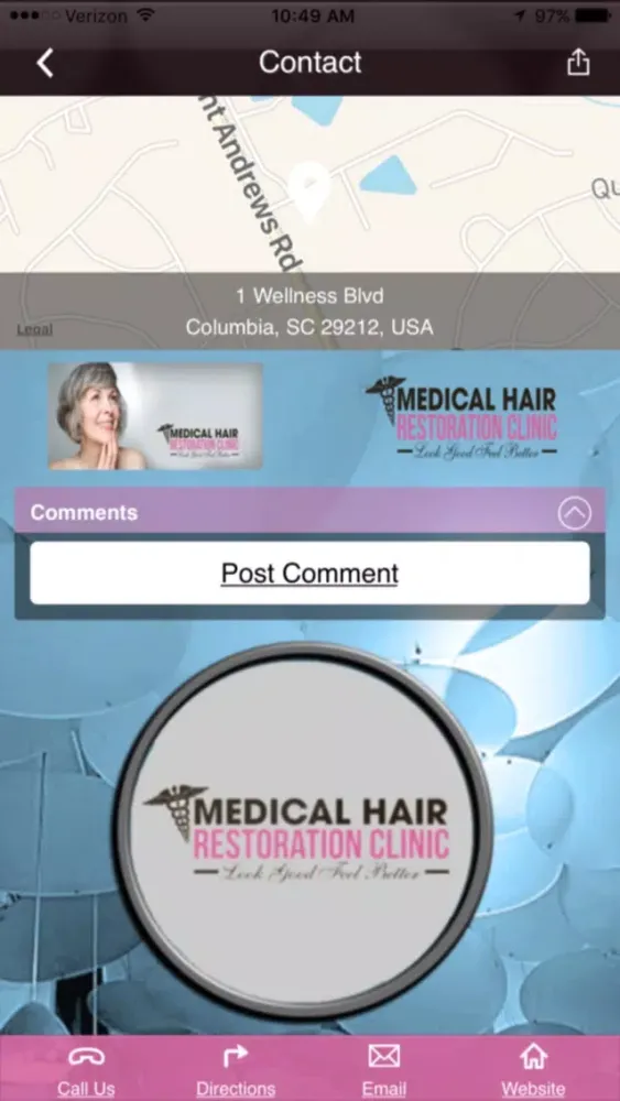 Captures d'écran de Medical Hair Restoration Clinic
