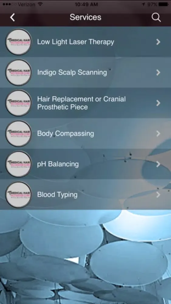 Captures d'écran de Medical Hair Restoration Clinic